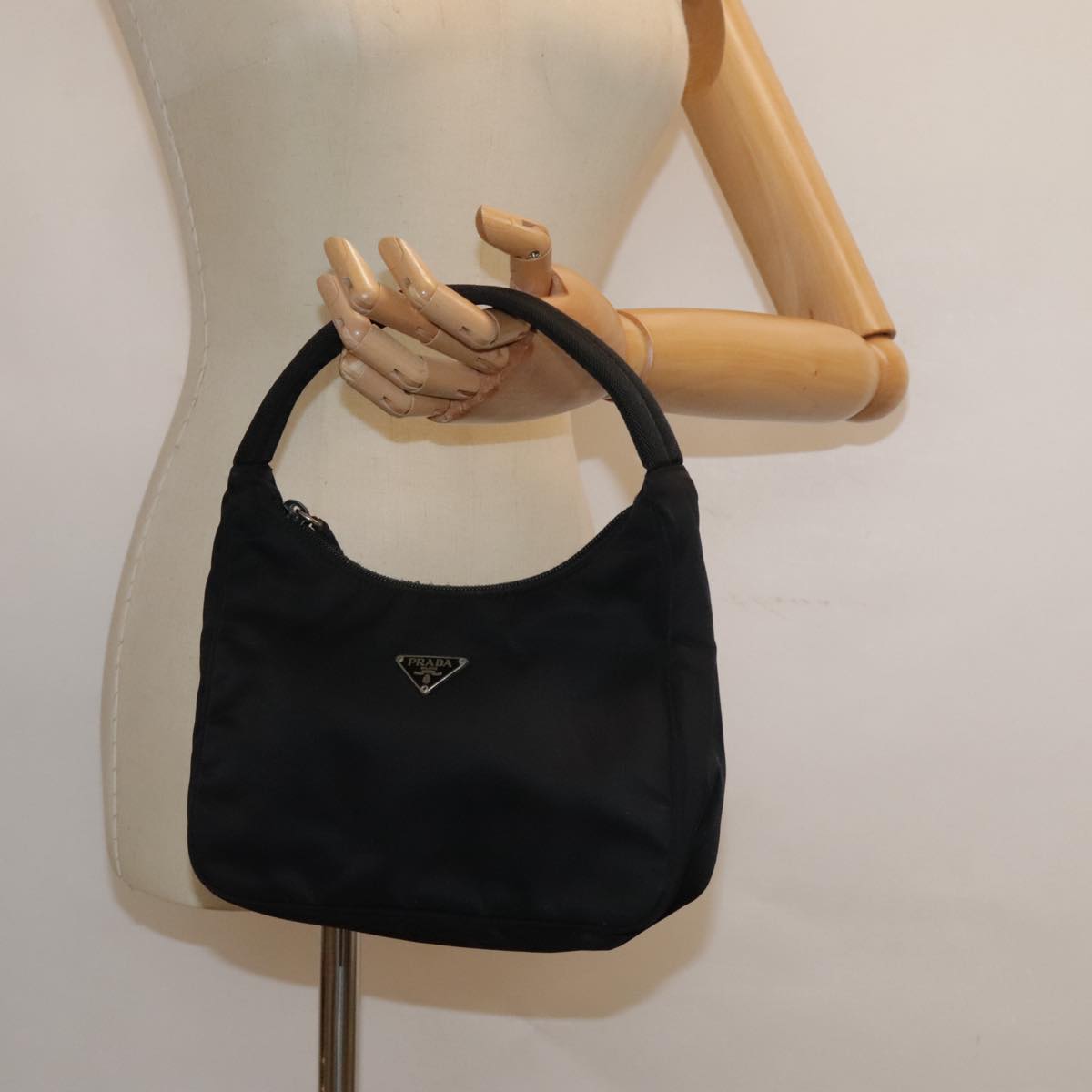 Prada Black Synthetic Handbag (Pre-Owned)