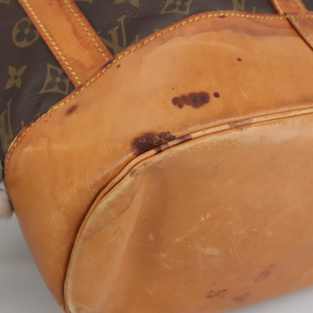 Louis Vuitton Randonnée Brown Canvas Shoulder Bag (Pre-Owned)