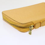 Louis Vuitton Portefeuille Yellow Leather Wallet  (Pre-Owned)
