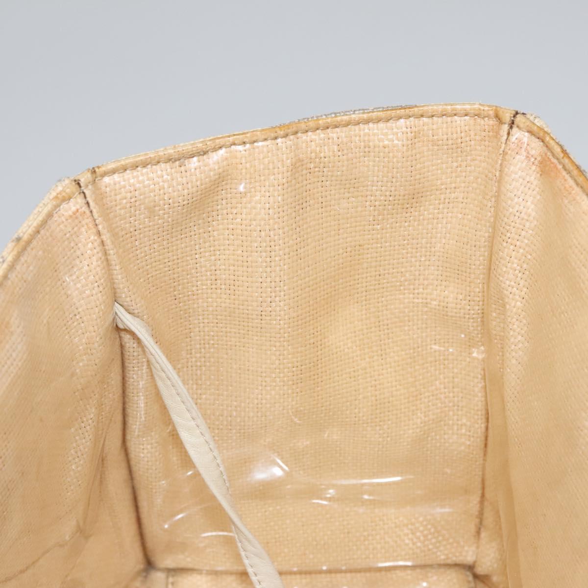 Chanel Camellia Beige Wood Shoulder Bag (Pre-Owned)
