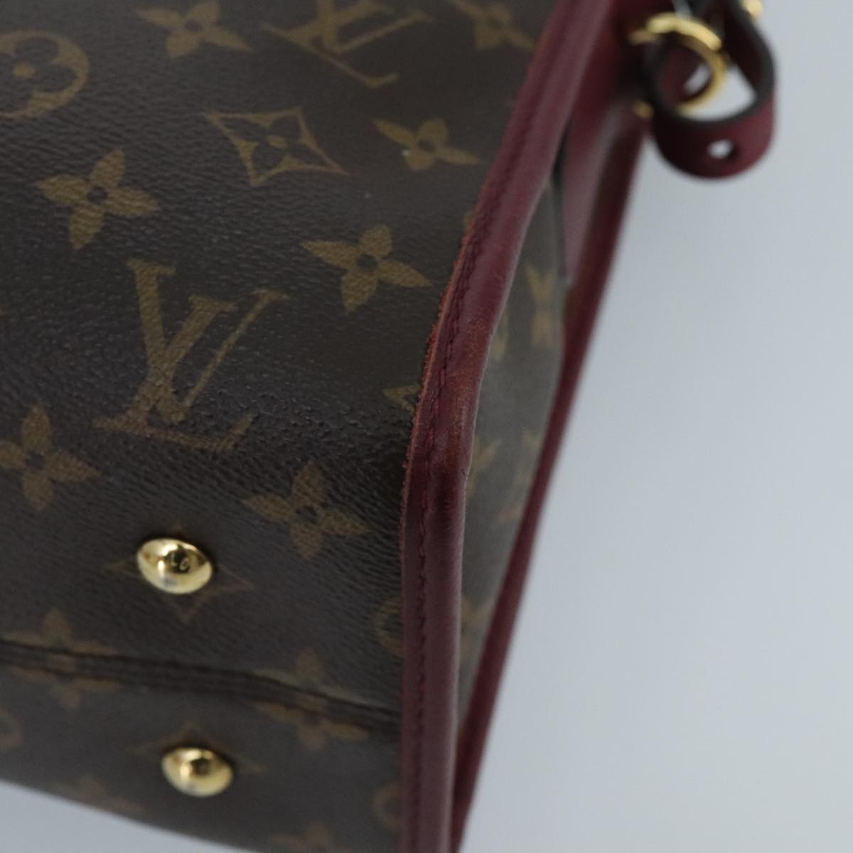 Louis Vuitton Popincourt Brown Canvas Handbag (Pre-Owned)