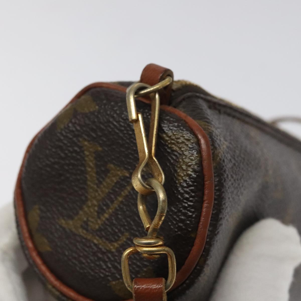 Louis Vuitton Mini Baby Papillon Brown Canvas Clutch Bag (Pre-Owned)