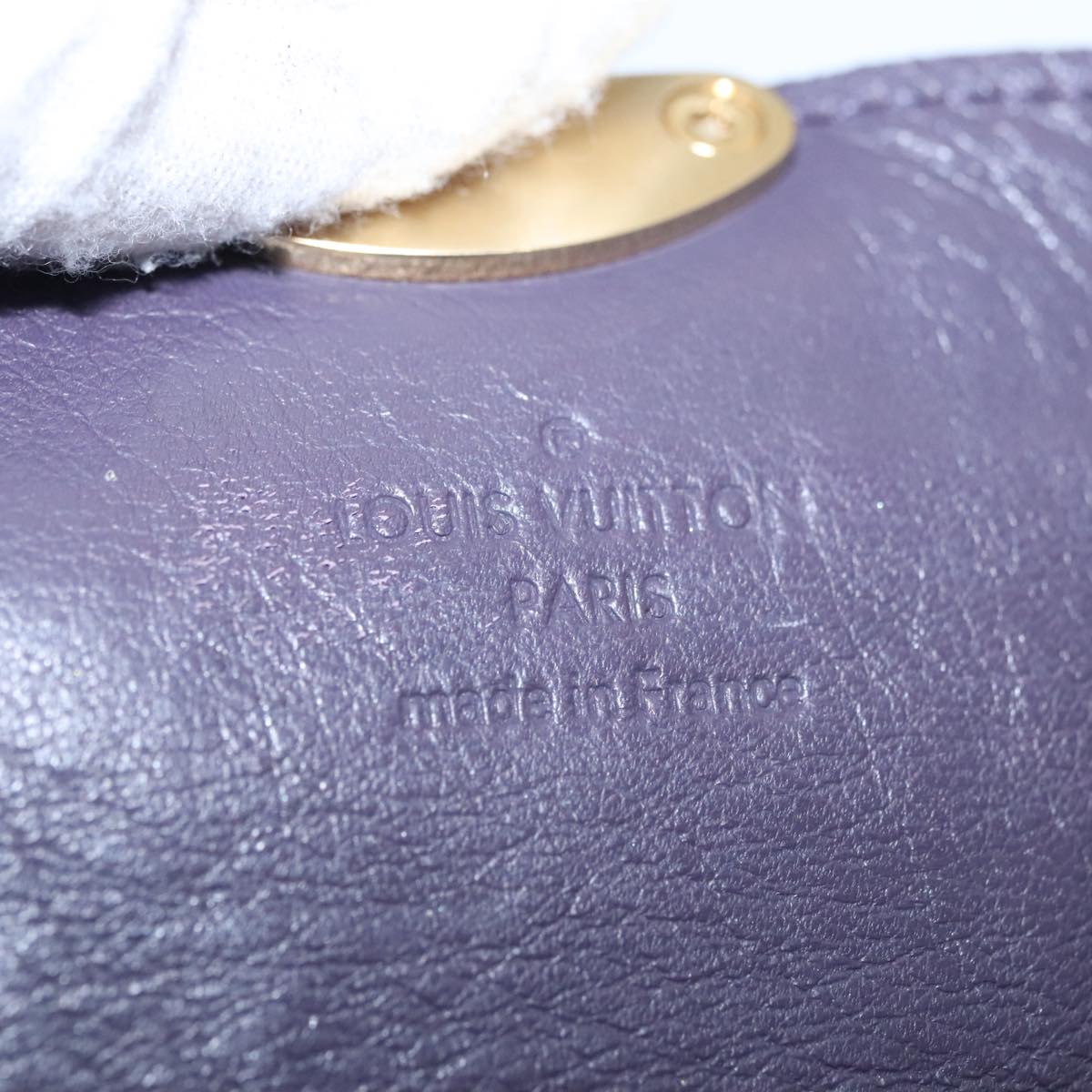 Louis Vuitton Amelia Purple Leather Wallet  (Pre-Owned)