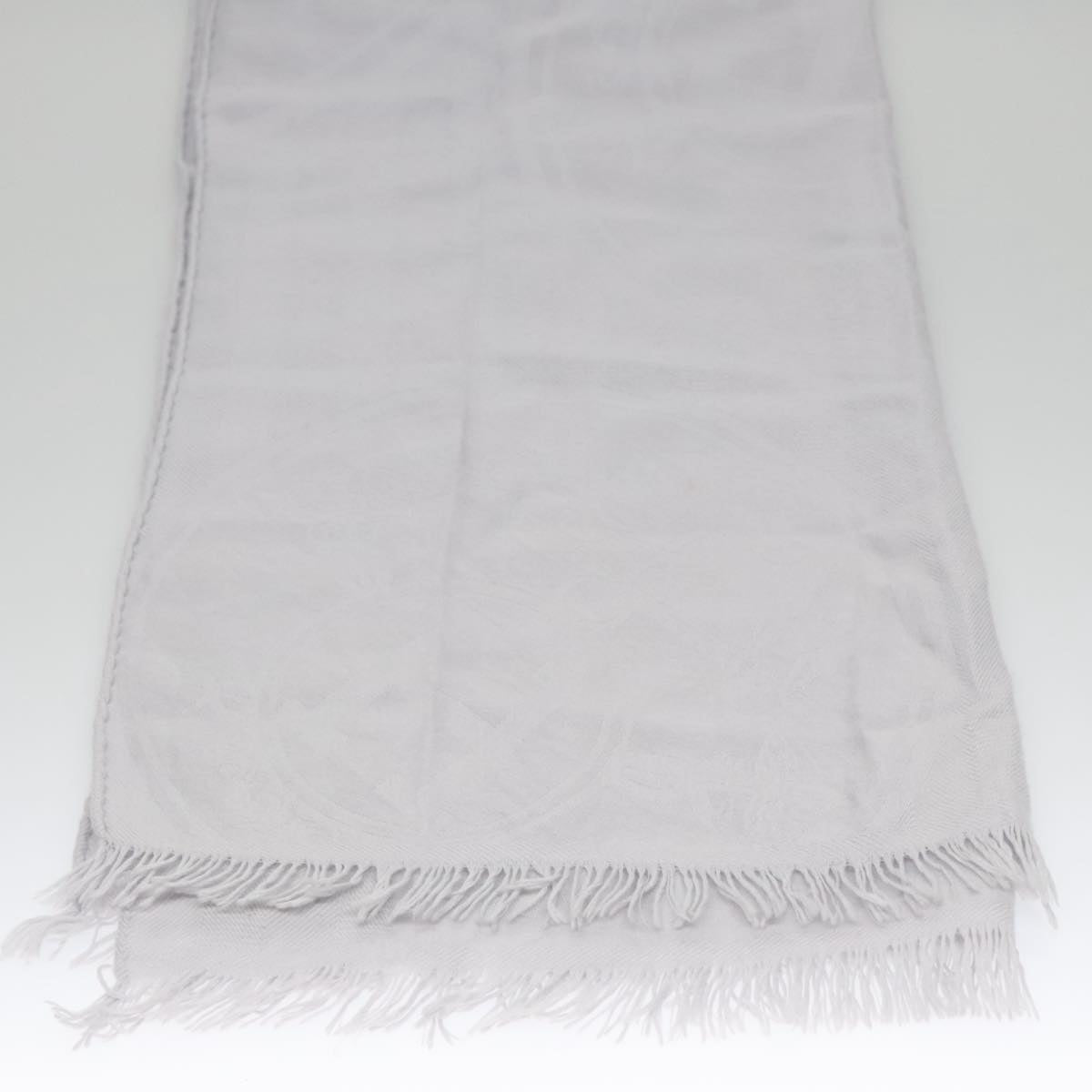 Hermès Grey Cashmere Scarf  (Pre-Owned)