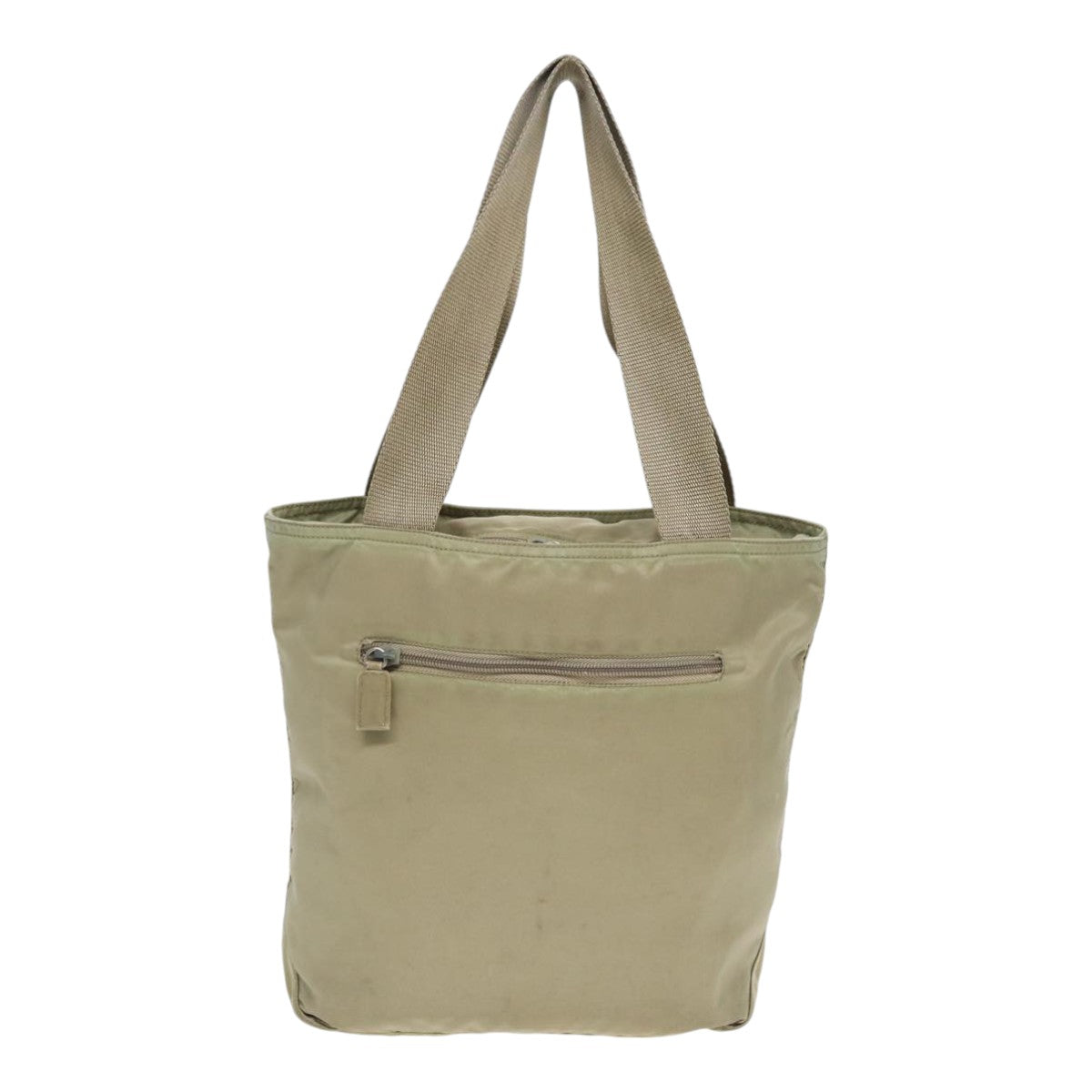 Prada Tessuto Beige Synthetic Tote Bag (Pre-Owned)