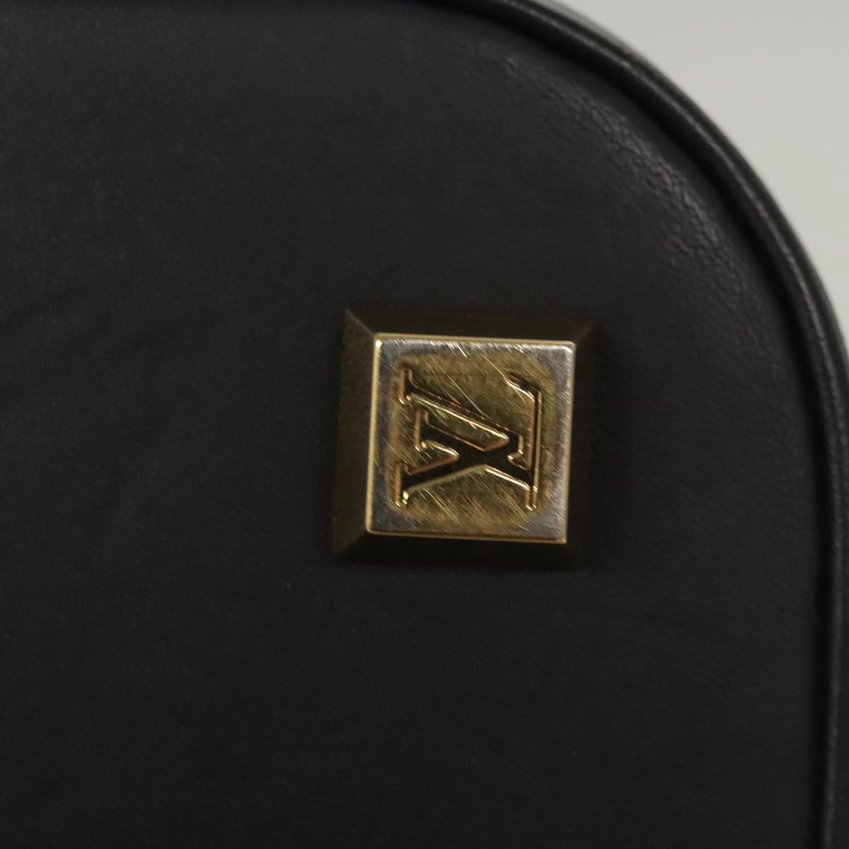 Louis Vuitton Alma Mini Black Canvas Handbag (Pre-Owned)