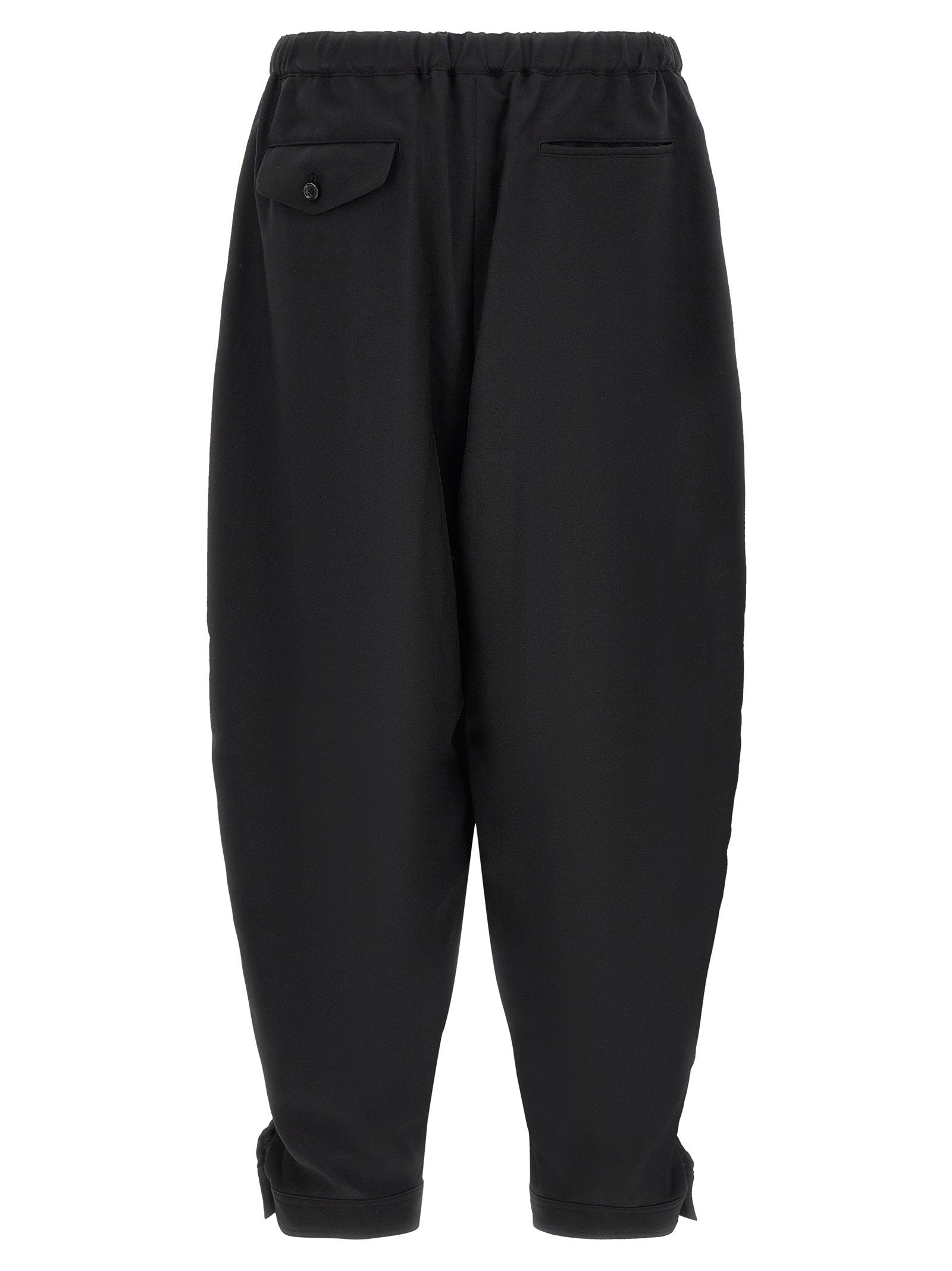 Comme Des Garcons Black Men's Barrel Leg Pants