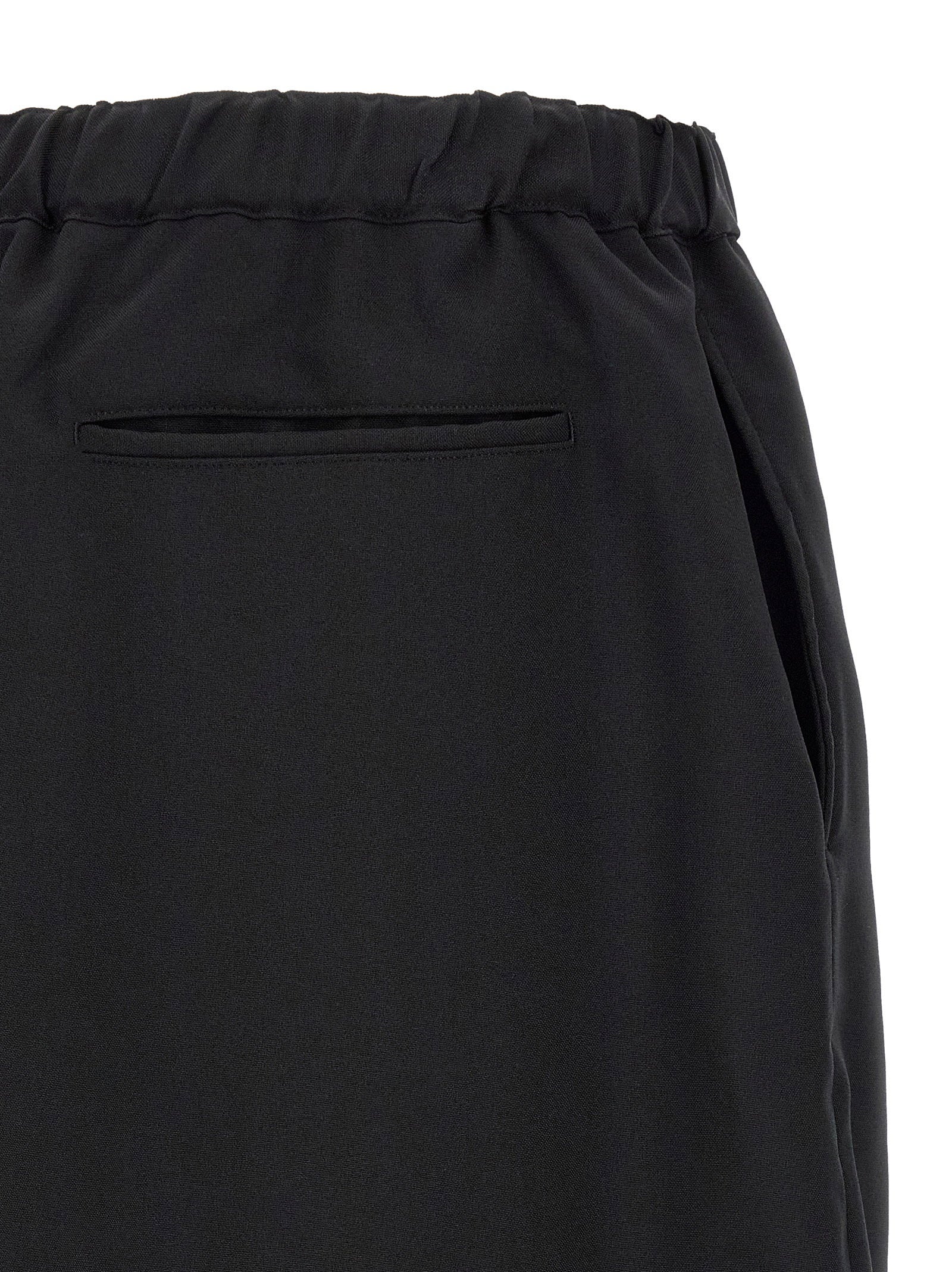 Comme Des Garcons Black Men's Barrel Leg Pants