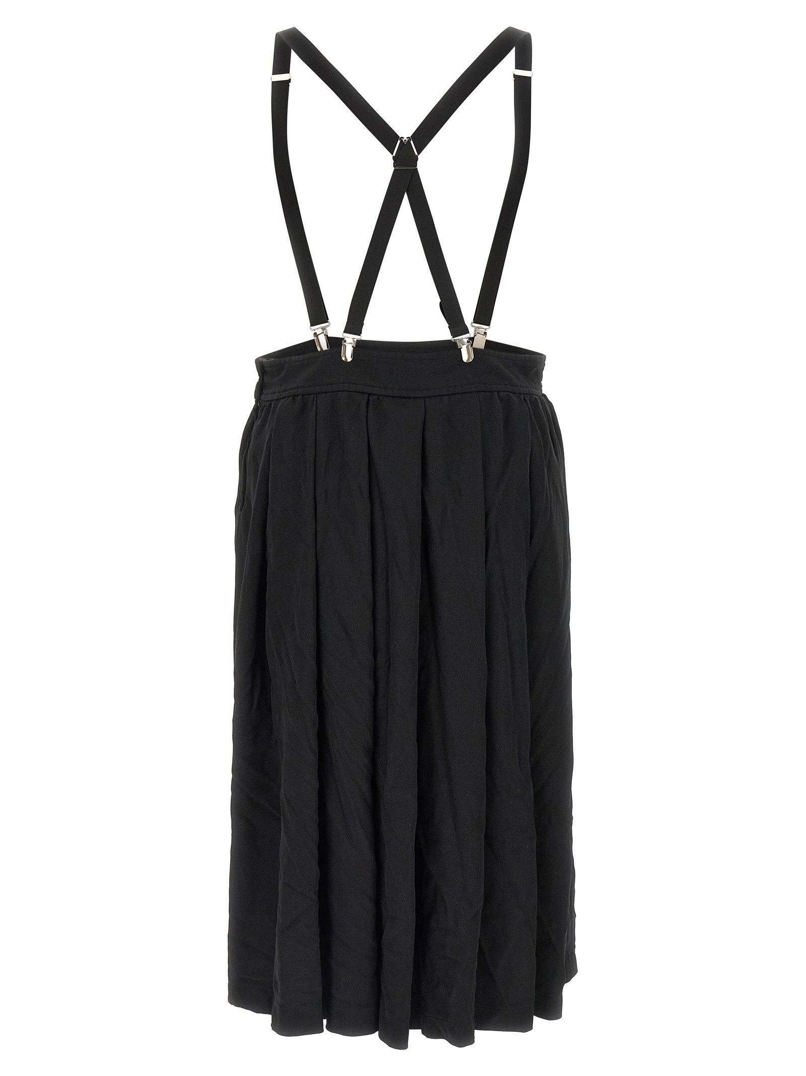 Comme Des Garcons Black Men's Suspender Skirt