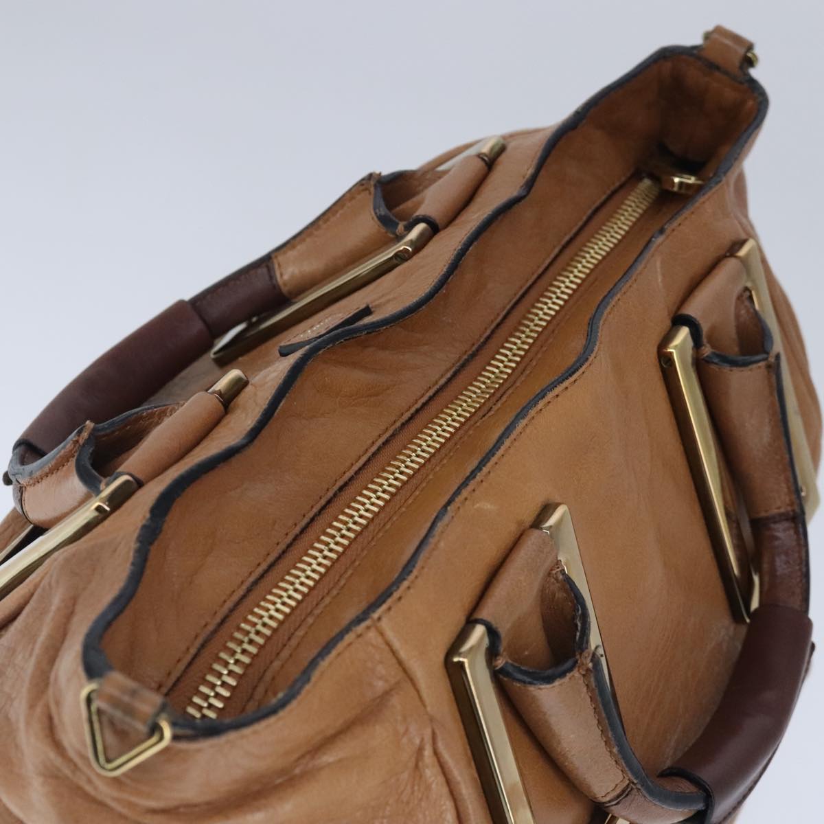 Chloé Paraty Brown Leather Handbag (Pre-Owned)