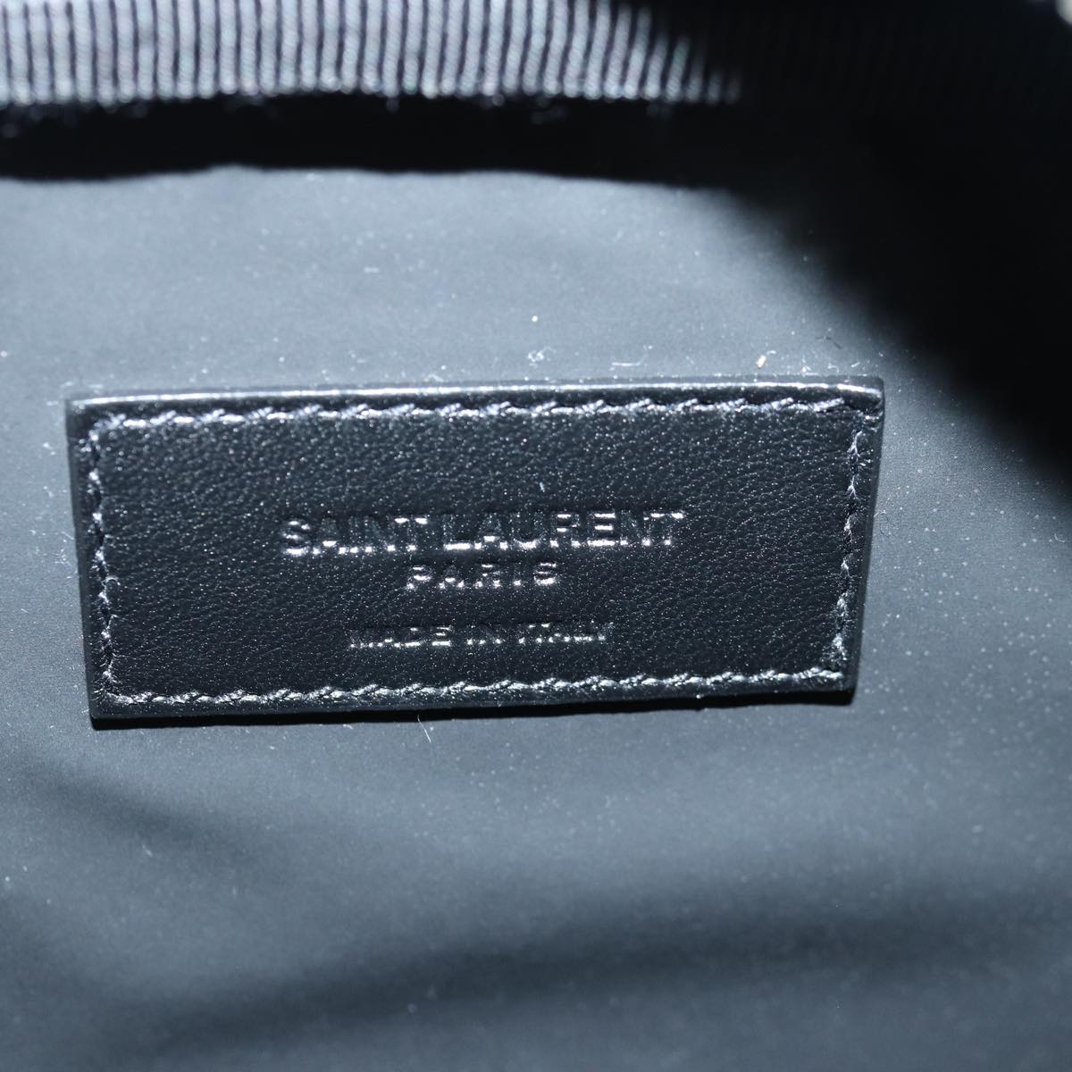 Yves Saint Laurent Black Canvas Wallet  (Pre-Owned)
