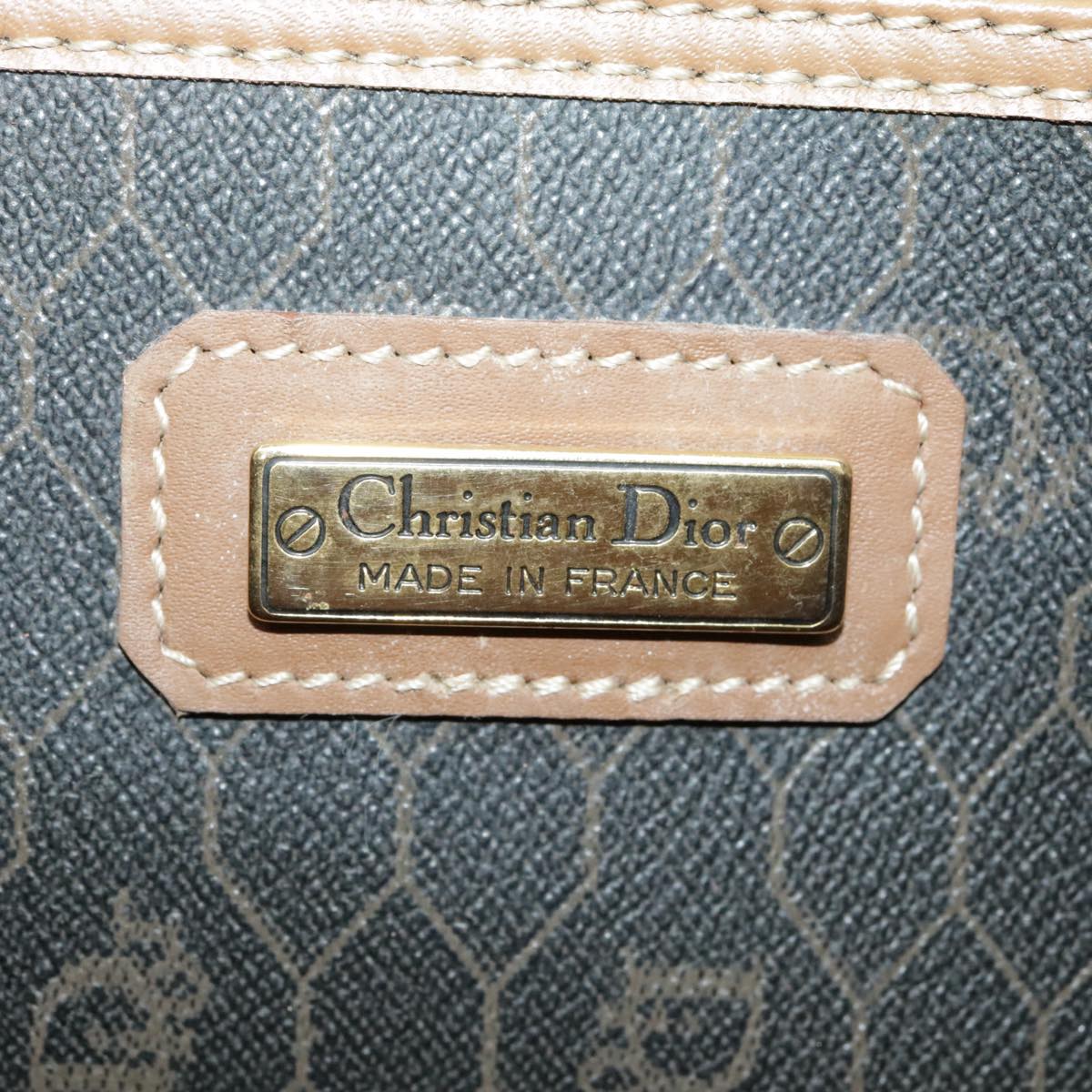 Dior Honeycomb Black Canvas Travel Bag (Pre-Owned)