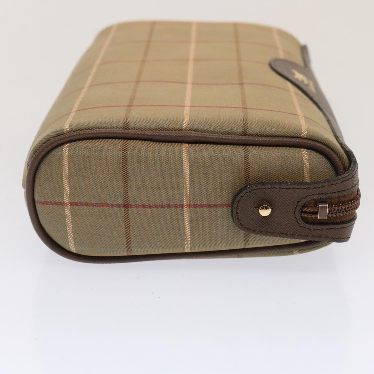Burberry Nova Check Beige Canvas Clutch Bag (Pre-Owned)