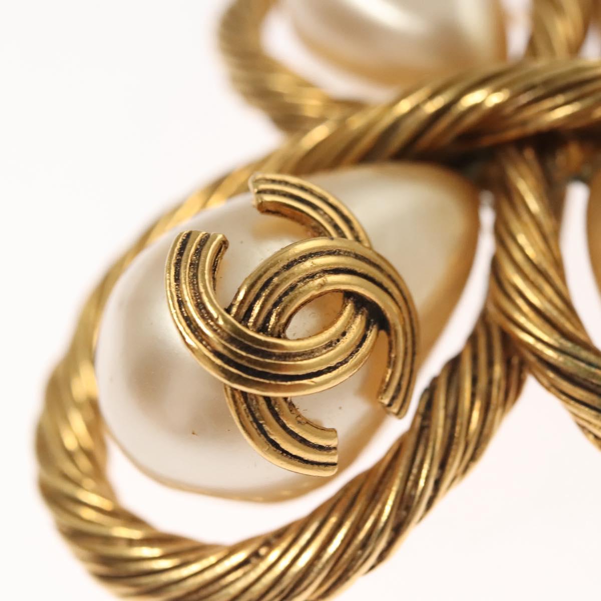 Chanel Coco Mark Gold Metal Brooch Jewelry (Pre-Owned)