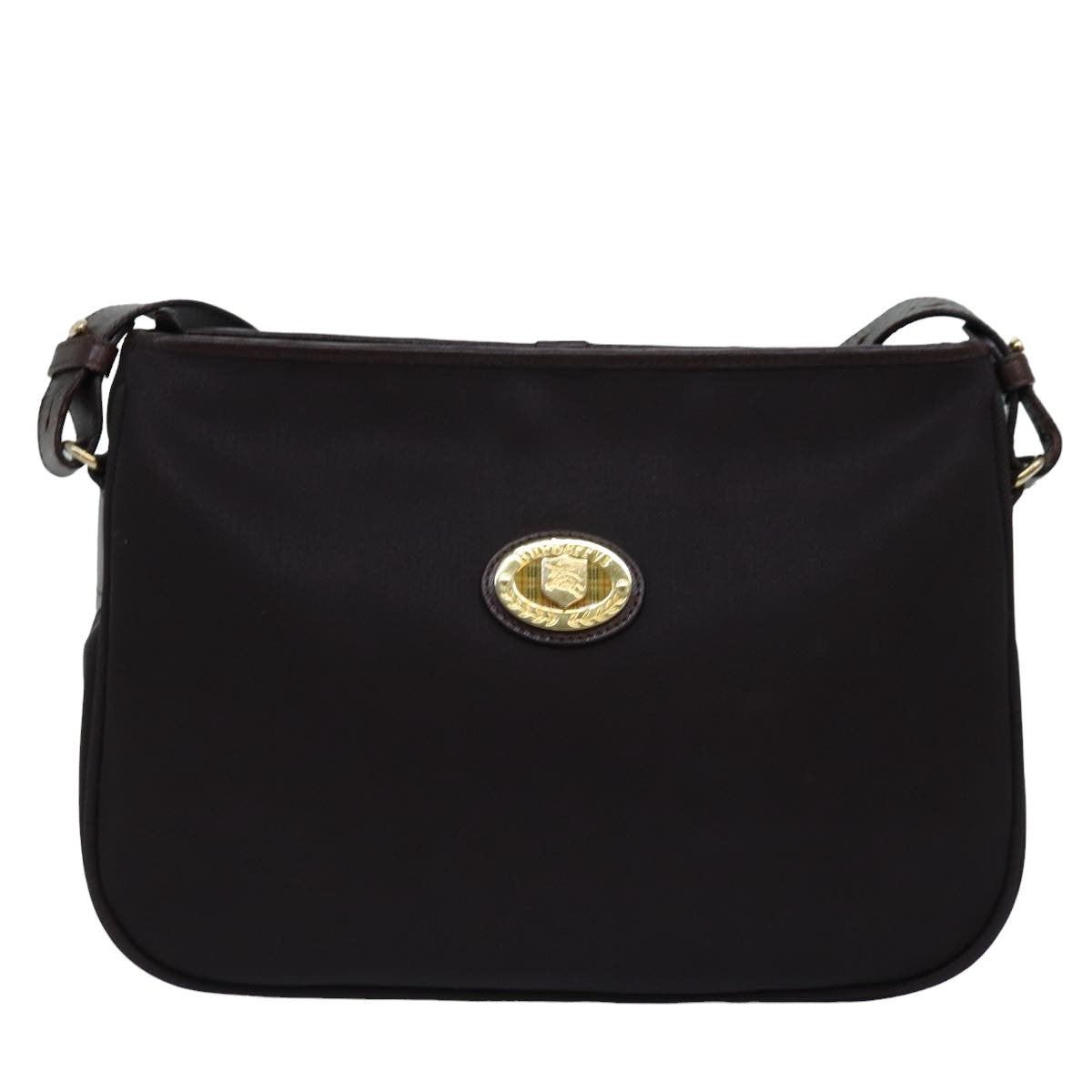 Burberry Brown Canvas Shoulder Bag (Pre-Owned)