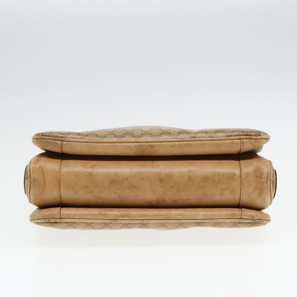 Céline Macadam Beige Canvas Shoulder Bag (Pre-Owned)