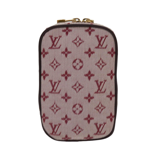 Louis Vuitton Red Canvas Clutch Bag (Pre-Owned)