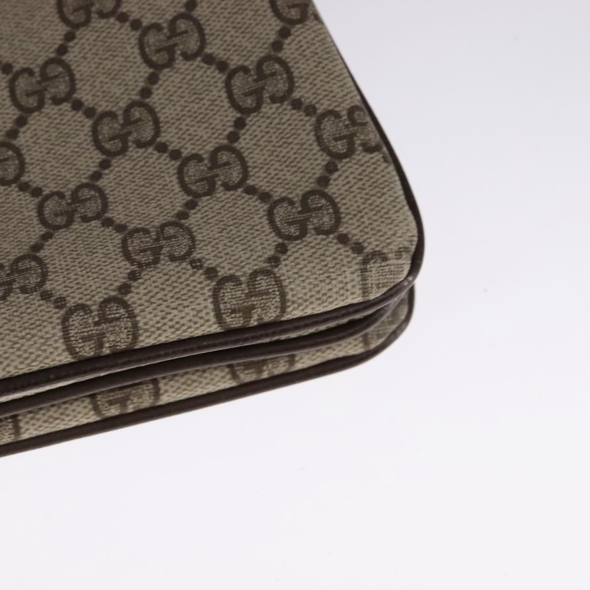 Gucci Ophidia Brown Canvas Shoulder Bag (Pre-Owned)