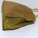 Prada Saffiano Brown Synthetic Handbag (Pre-Owned)