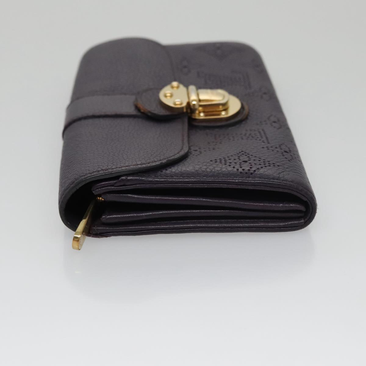 Louis Vuitton Amelia Purple Leather Wallet  (Pre-Owned)