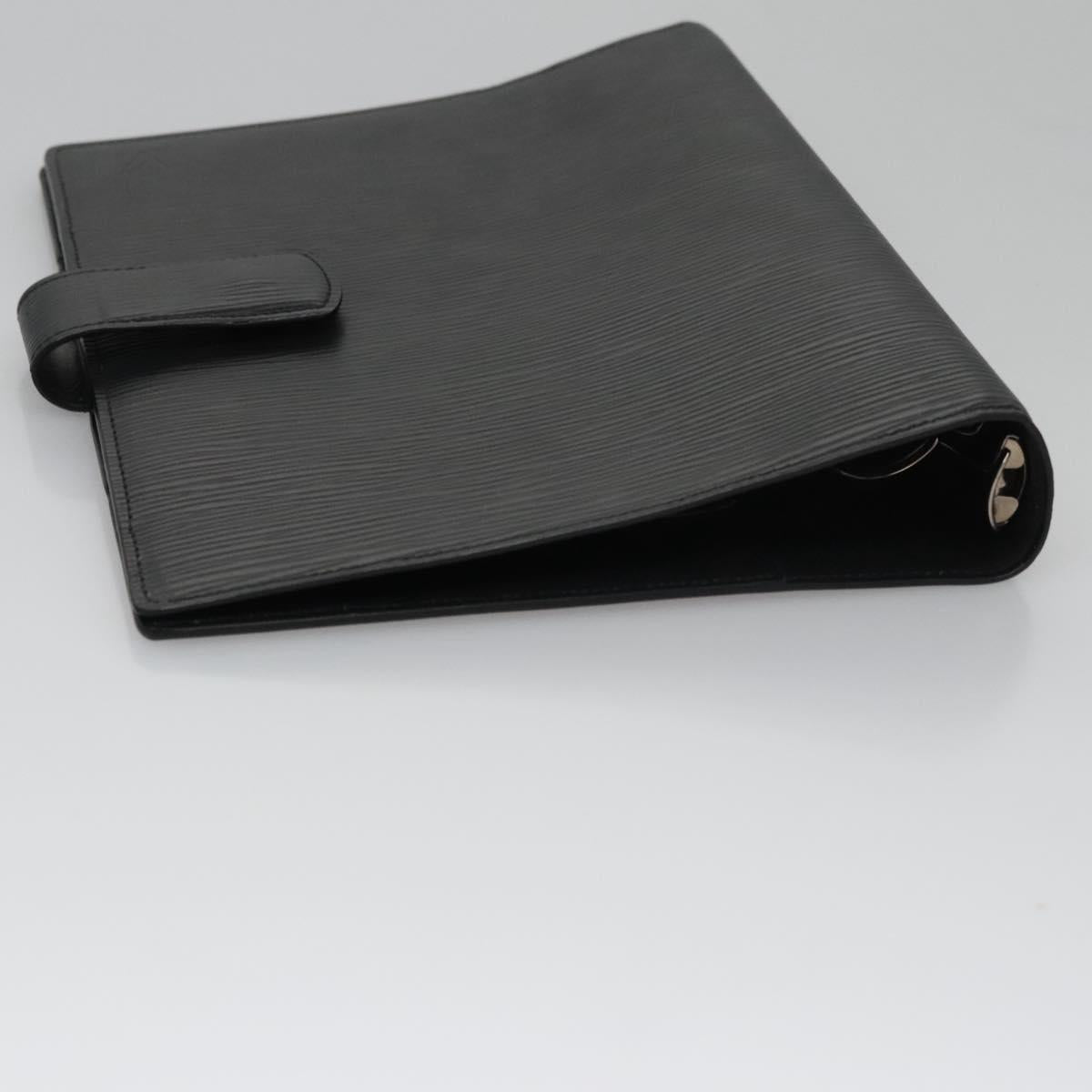 Louis Vuitton Agenda Cover Black Leather Wallet  (Pre-Owned)