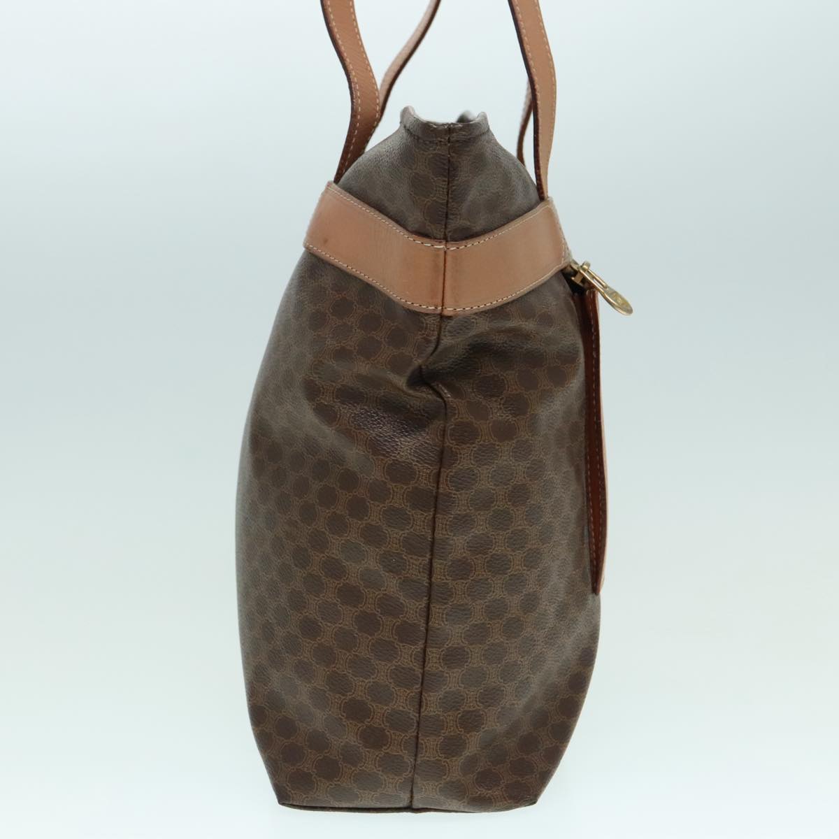 Céline Triomphe Brown Canvas Tote Bag (Pre-Owned)