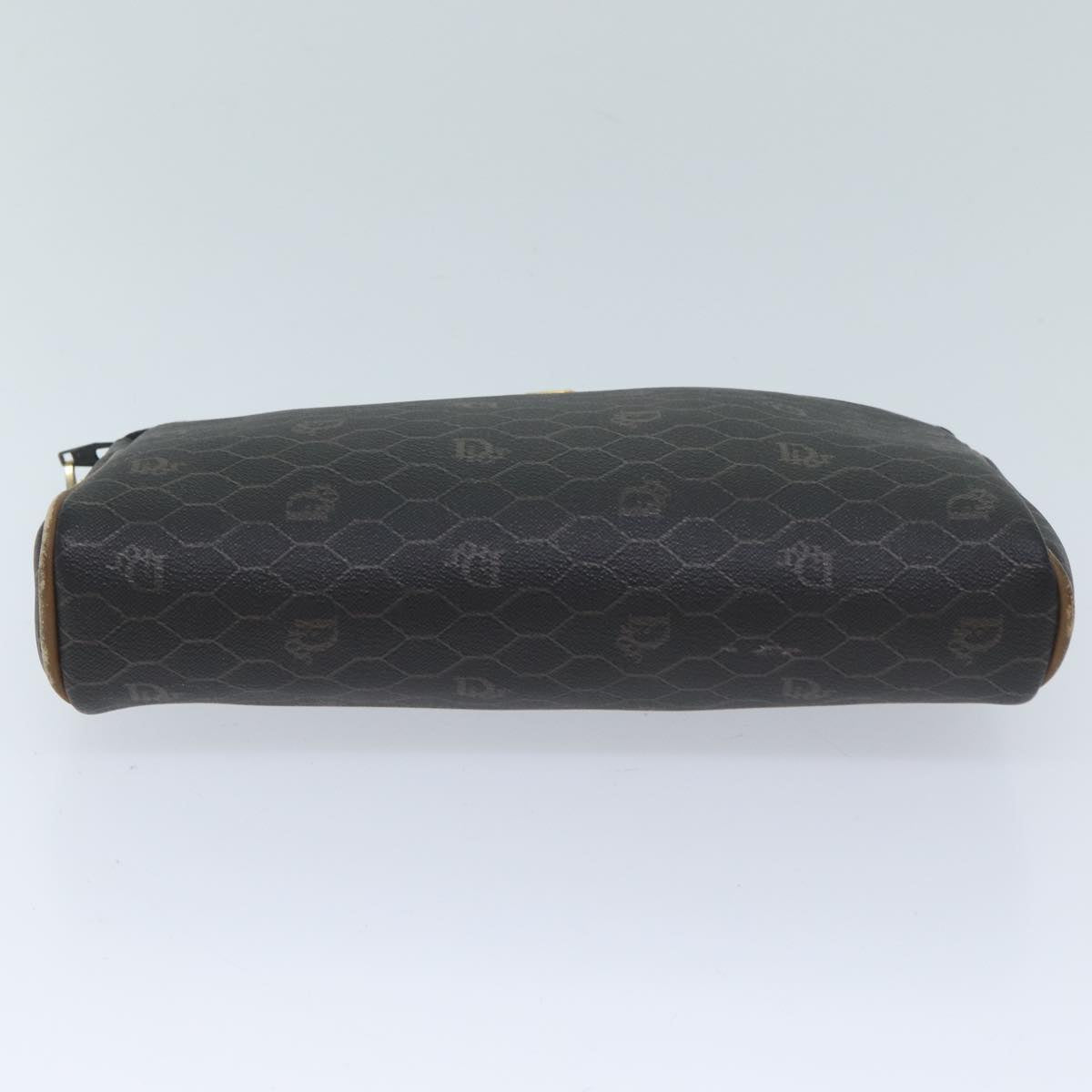 Dior Honeycomb Black Canvas Clutch Bag (Pre-Owned)