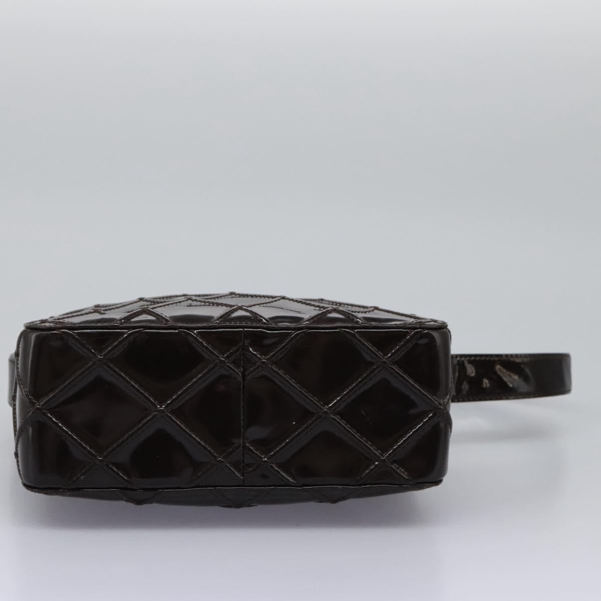 Chanel Camera Brown Patent Leather Shoulder Bag (Pre-Owned)