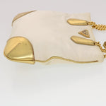 Prada Gold Synthetic Shoulder Bag (Pre-Owned)