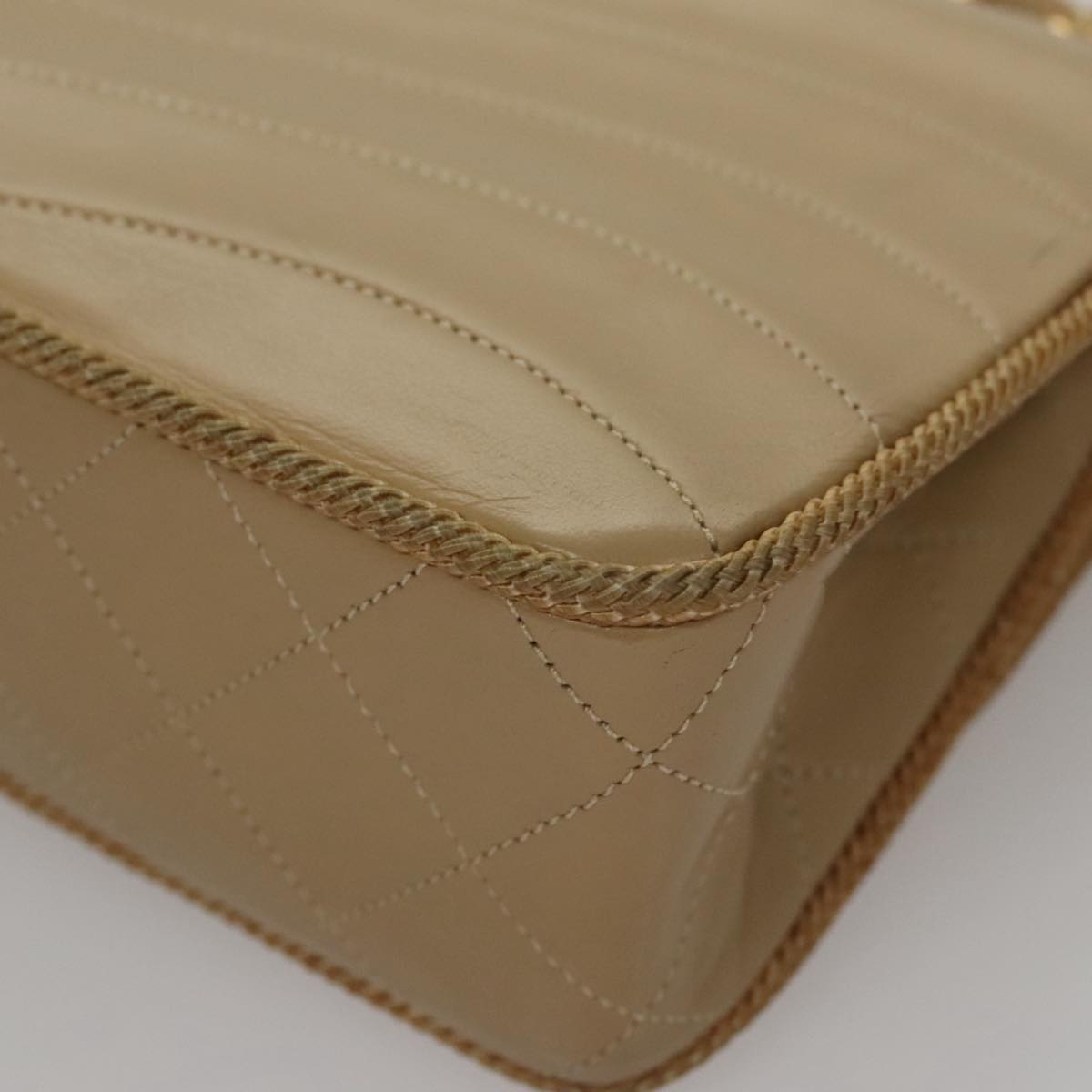 Chanel Single Flap Beige Calfskin Shoulder Bag (Pre-Owned)