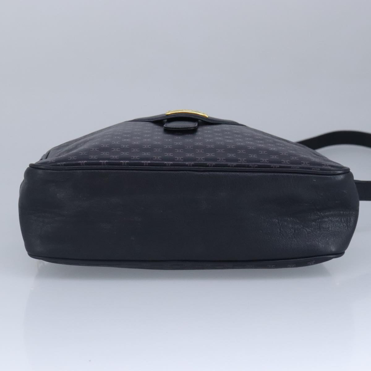Céline Macadam Navy Canvas Shoulder Bag (Pre-Owned)