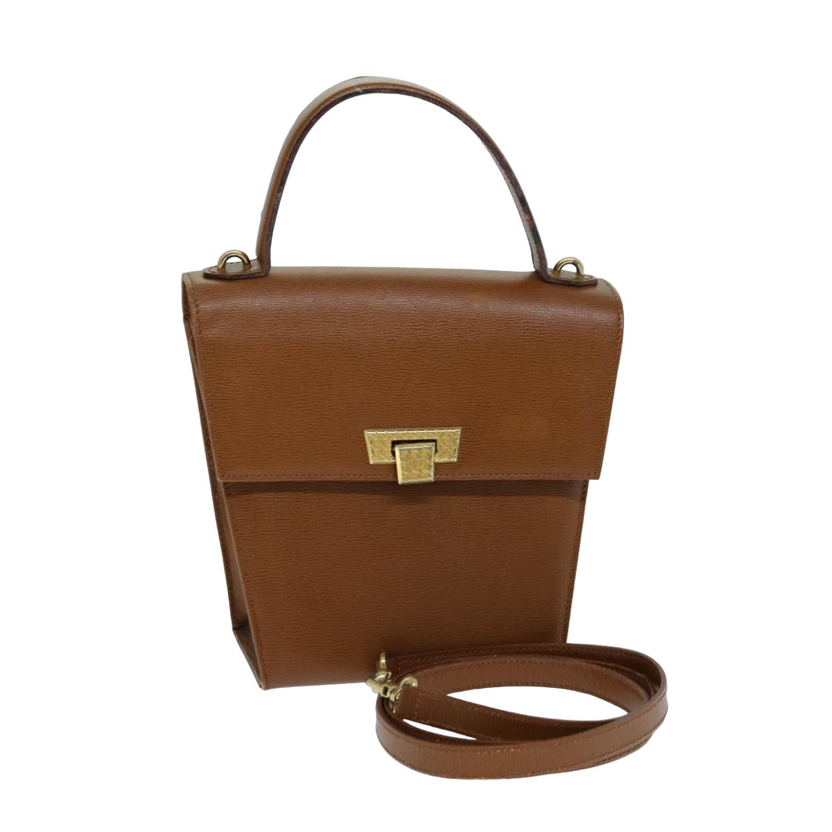 Dior Brown Leather Shoulder Bag (Pre-Owned)