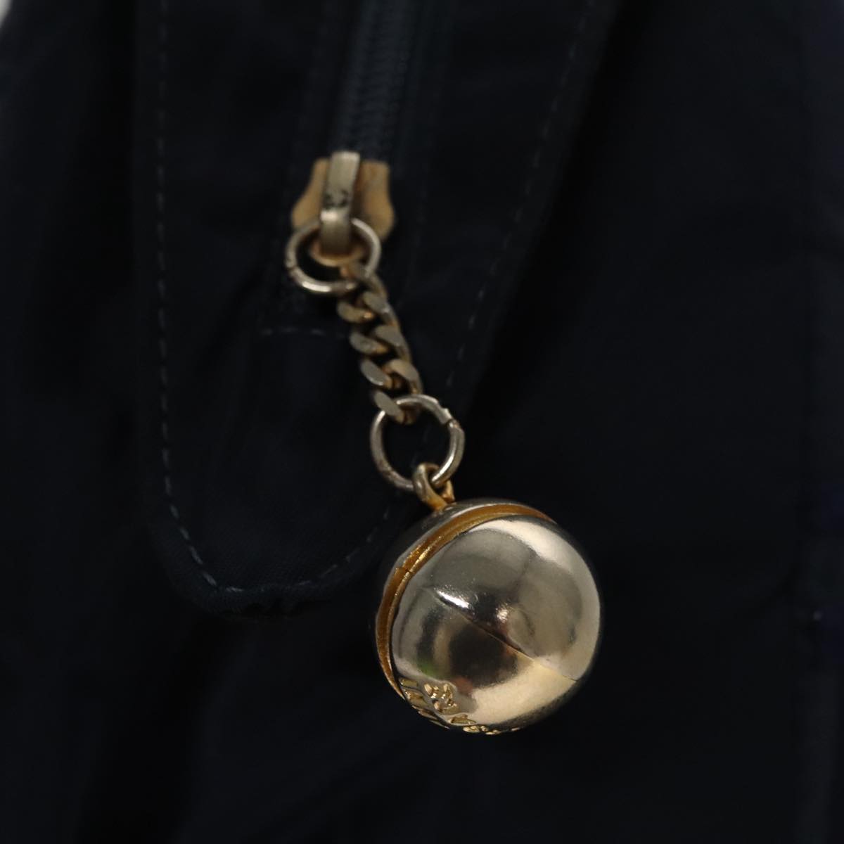 Versace Navy Synthetic Handbag (Pre-Owned)