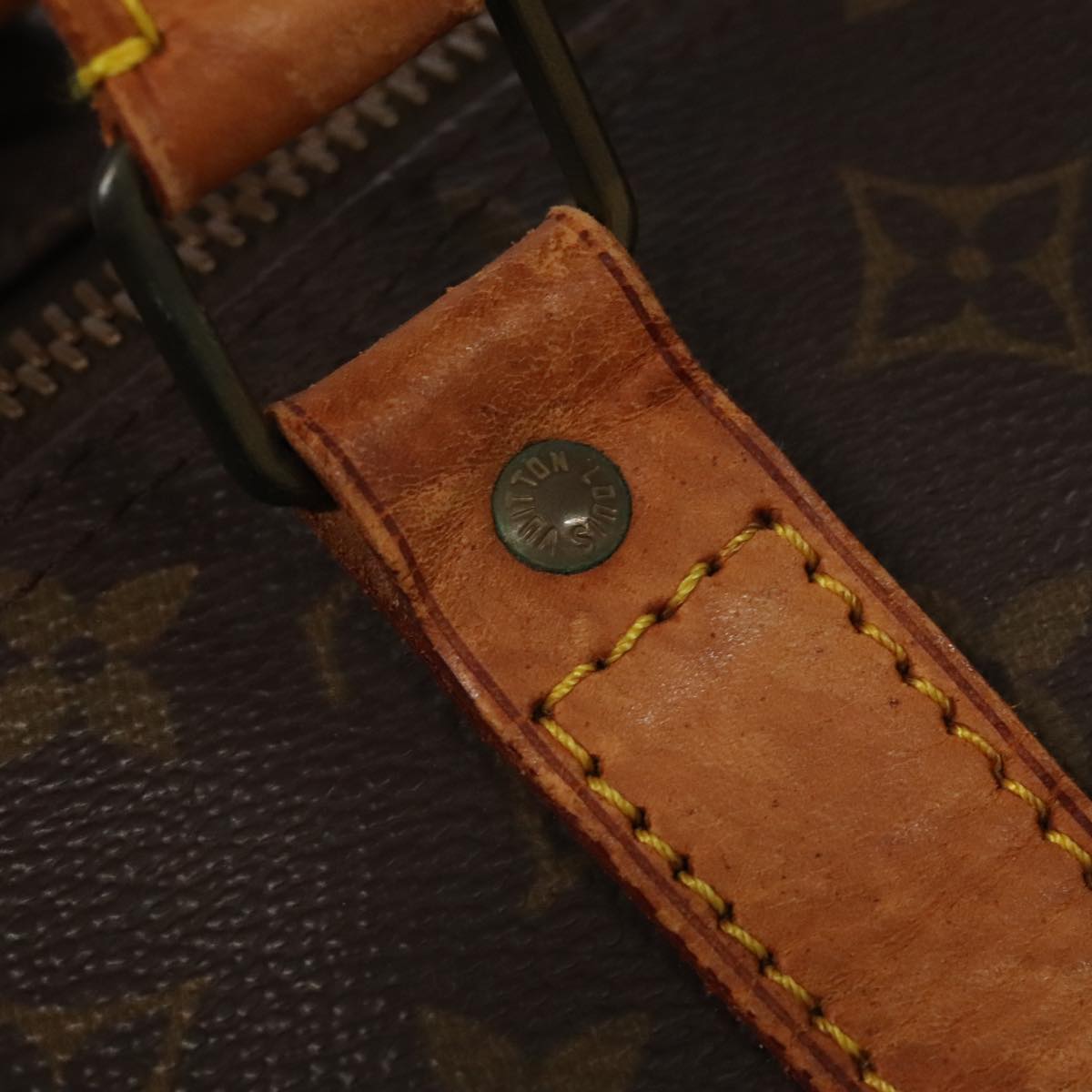 Louis Vuitton Keepall 60 Brown Canvas Travel Bag (Pre-Owned)
