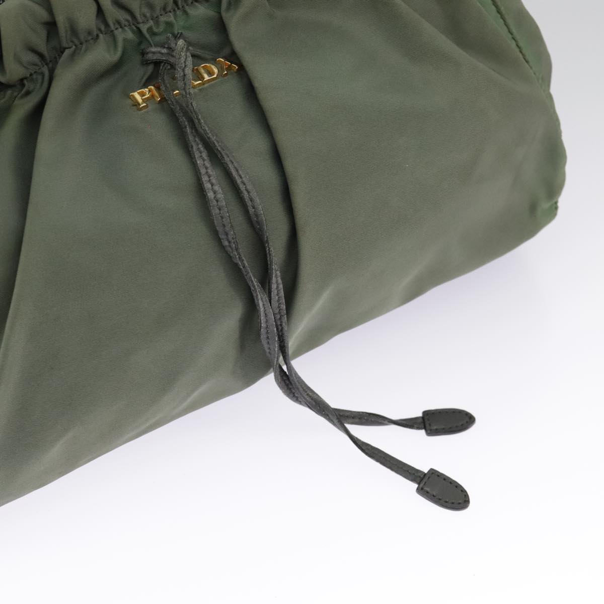 Prada Green Synthetic Handbag (Pre-Owned)