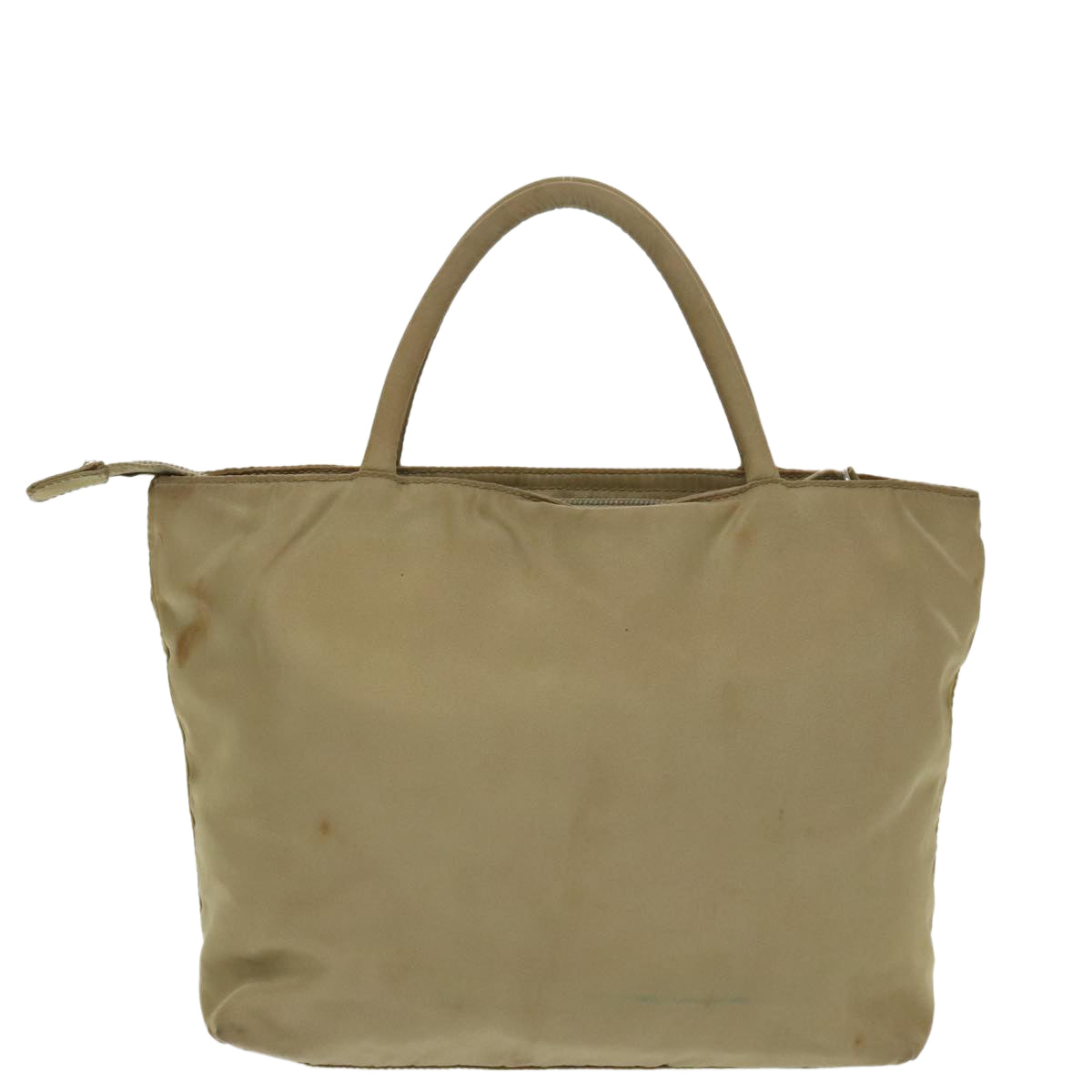 Prada Tessuto Beige Synthetic Tote Bag (Pre-Owned)