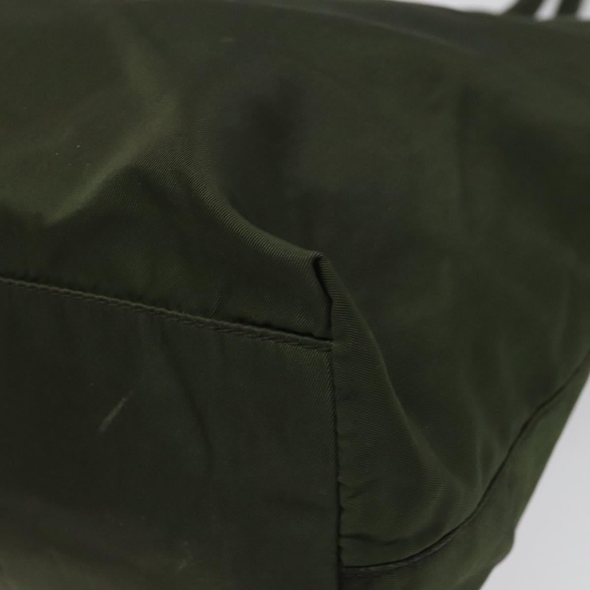 Prada Tessuto Green Synthetic Handbag (Pre-Owned)