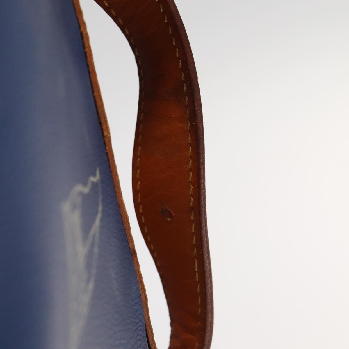 Louis Vuitton Marin Blue Canvas Shoulder Bag (Pre-Owned)