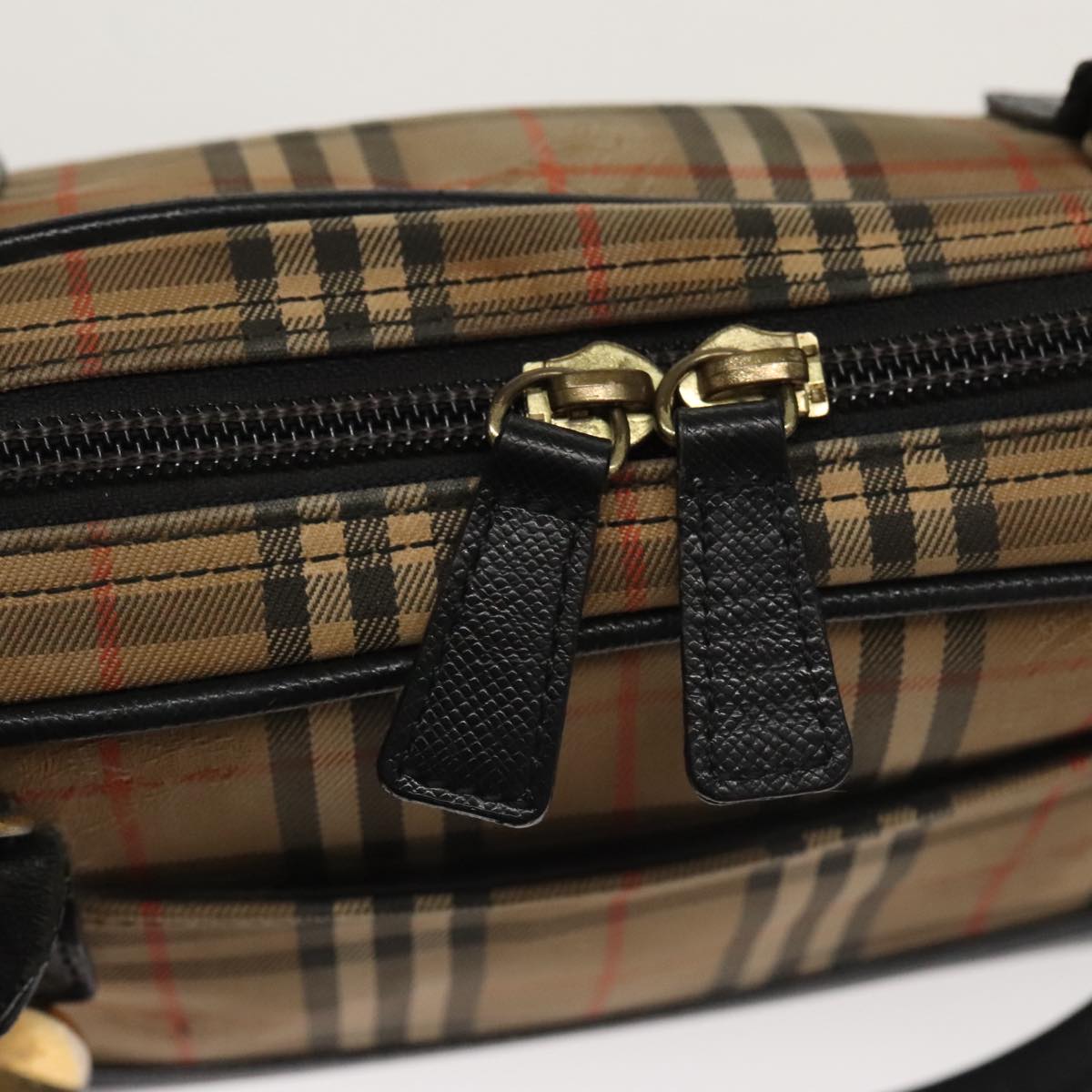 Burberry Nova Check Beige Canvas Tote Bag (Pre-Owned)