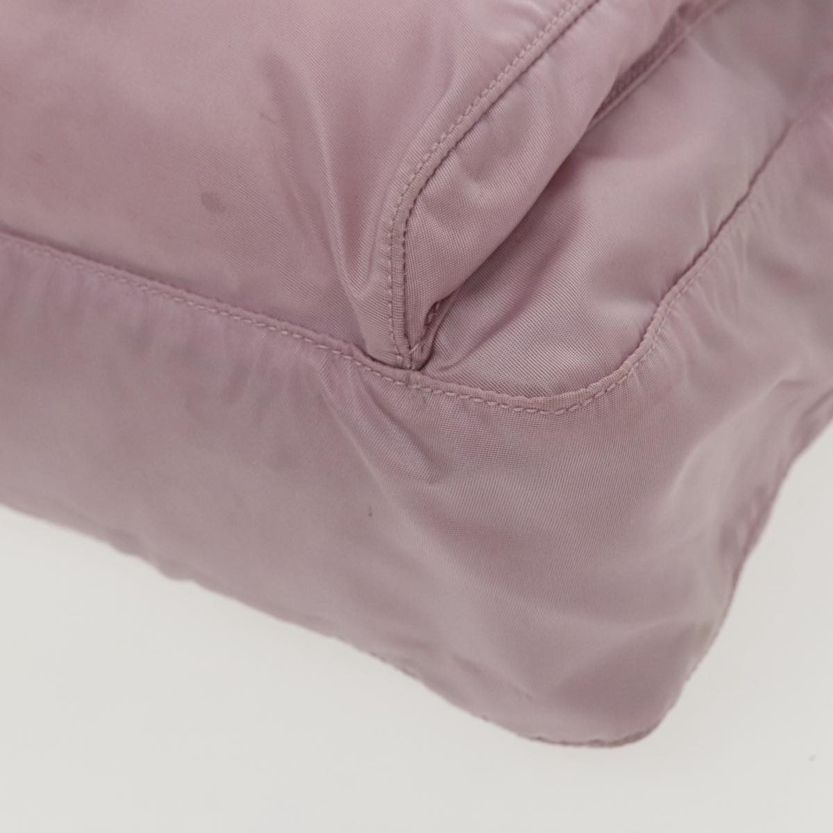 Prada Tessuto Pink Synthetic Shoulder Bag (Pre-Owned)