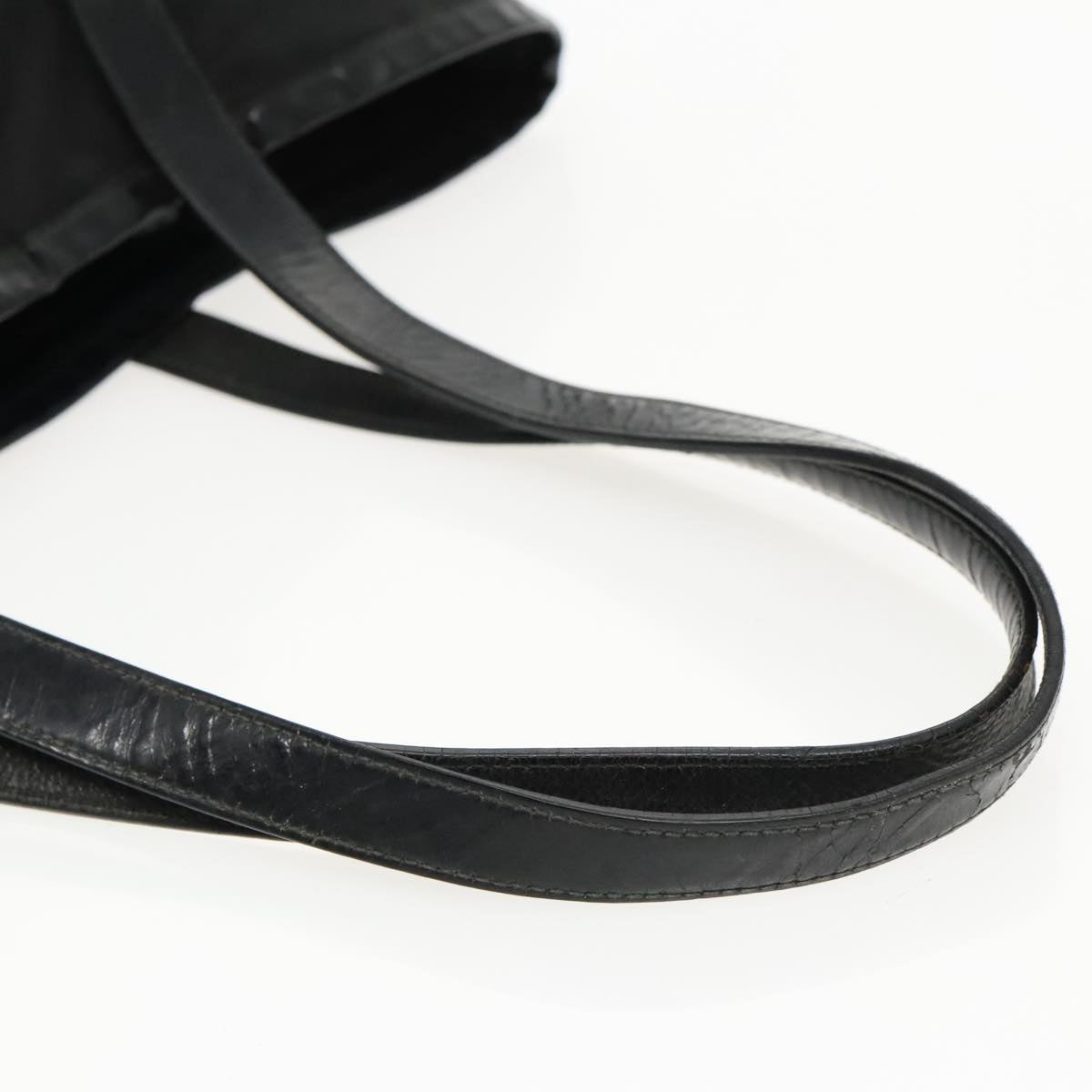 Prada Tessuto Black Synthetic Tote Bag (Pre-Owned)