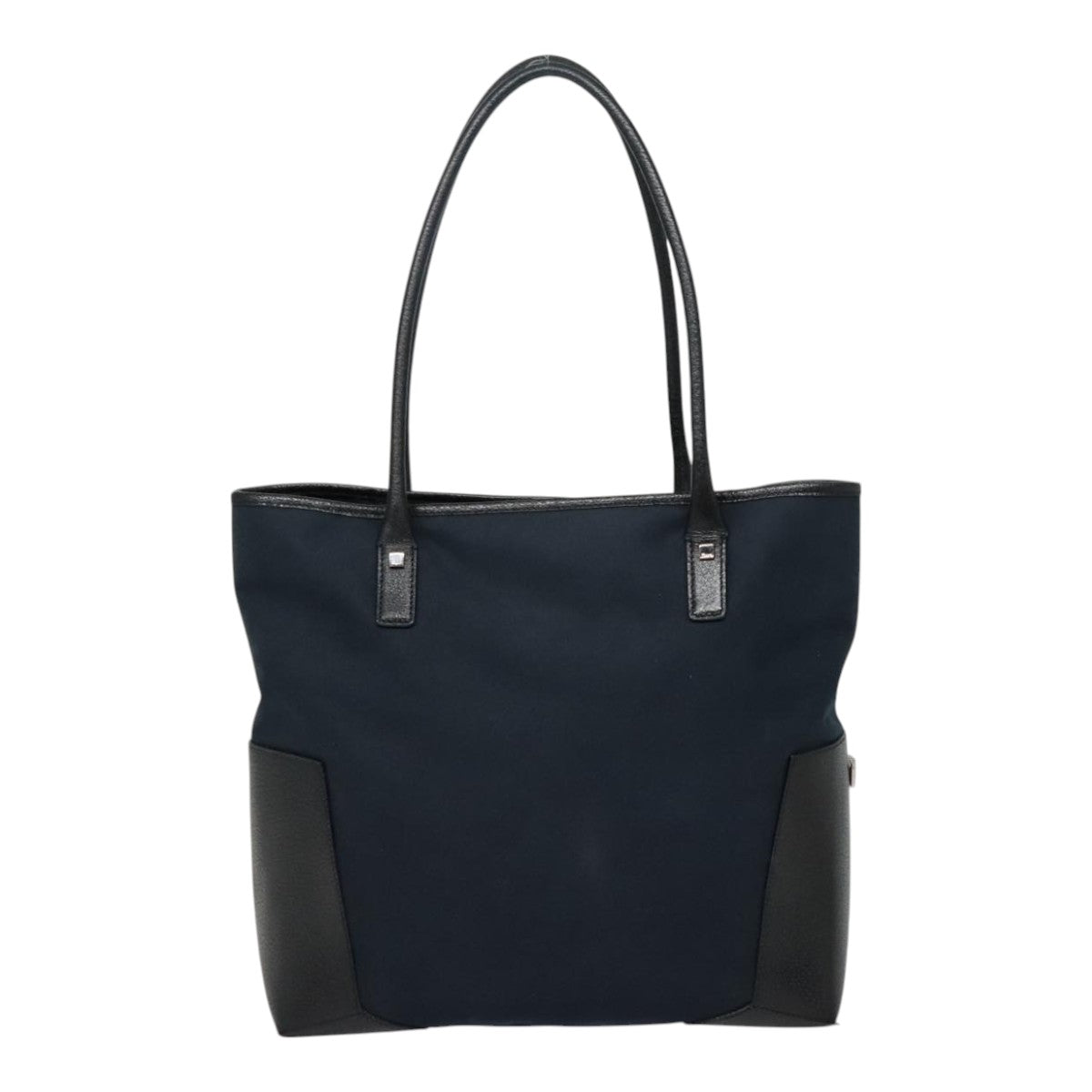 Salvatore Ferragamo Navy Canvas Tote Bag (Pre-Owned)