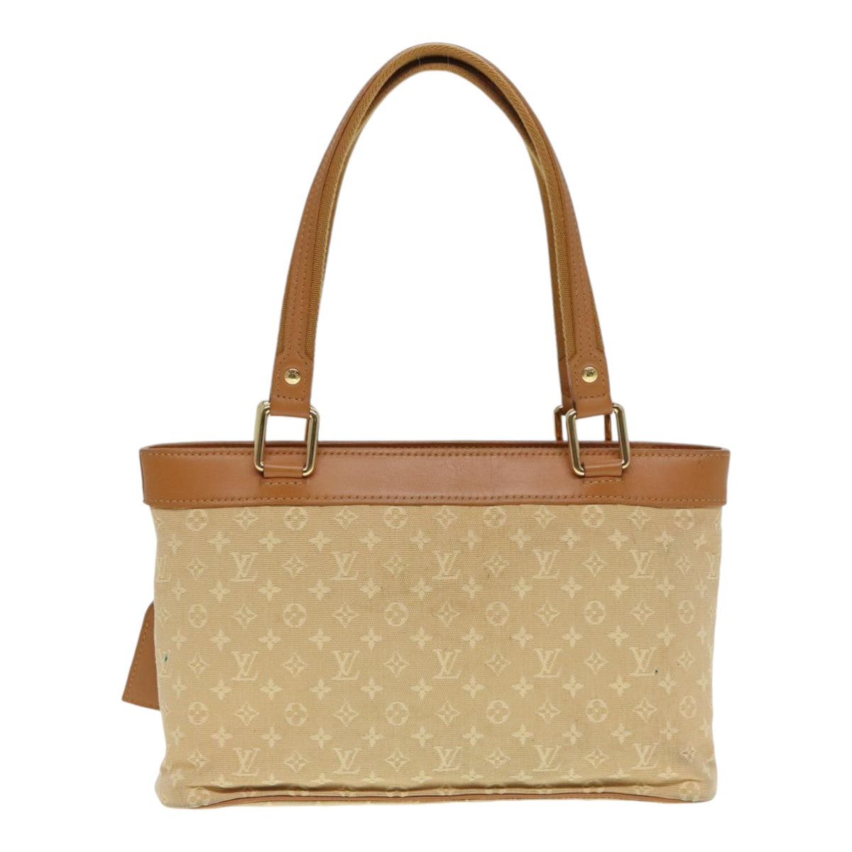 Louis Vuitton Lucille Beige Canvas Handbag (Pre-Owned)