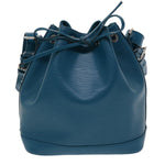 Louis Vuitton Noe Blue Leather Shoulder Bag (Pre-Owned)