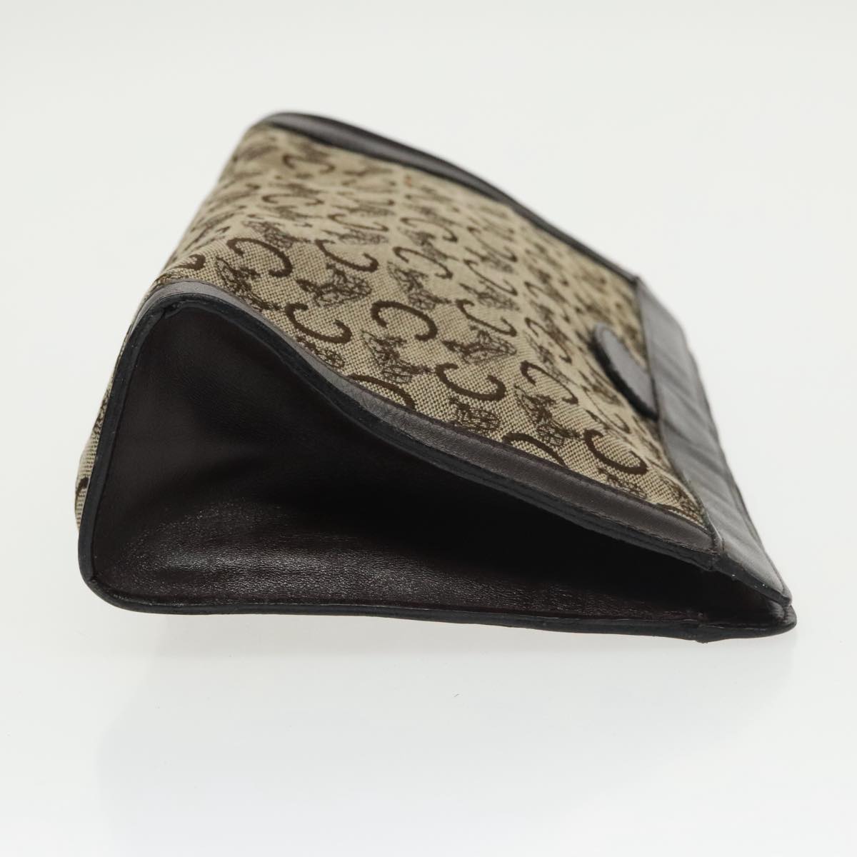 Céline C Brown Canvas Clutch Bag (Pre-Owned)