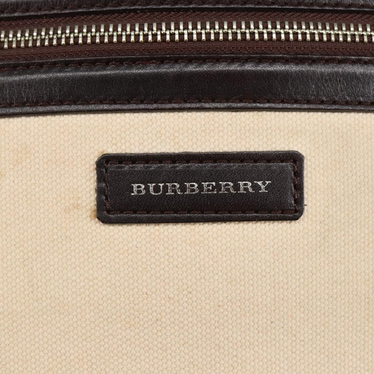 Burberry Beige Canvas Tote Bag (Pre-Owned)