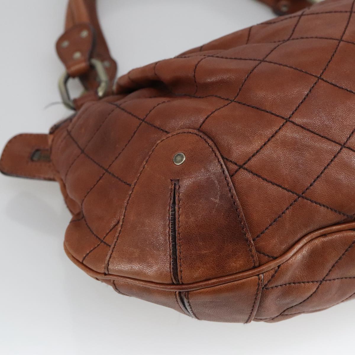 Bally Moreen T Brown Leather Handbag (Pre-Owned)