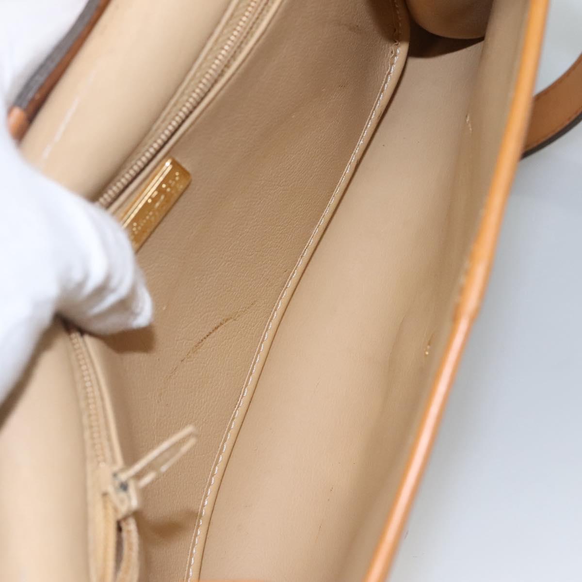 Dior Brown Leather Shoulder Bag (Pre-Owned)