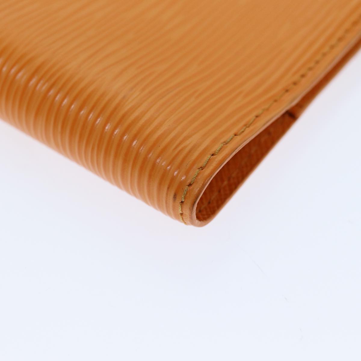 Louis Vuitton Agenda Cover Orange Leather Wallet  (Pre-Owned)