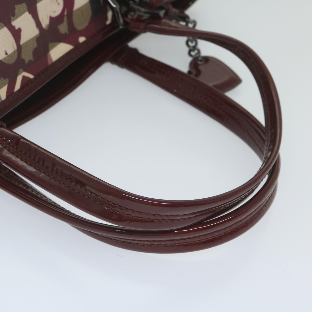 Burberry Nova Check Red Canvas Tote Bag (Pre-Owned)